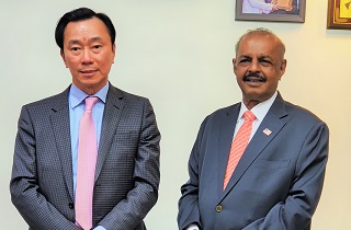 Honoured to have His Excellency Ambassador Mr. Pham Sanh Chau and 12 Senior and Key Diplomats of Embassy of Vietnam at our Research and Development Centre at Peenya, Bangalore.